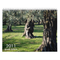 (TBA) greek nature Wall Calendar