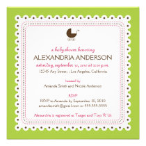 {TBA} Lime Precious Custom Baby Shower Invitation