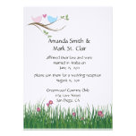 TBA - Lovebirds Wedding Reception Invitation