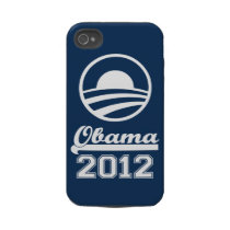 {TBA} OBAMA 2012 iPhone 4 Tough Case-Mate (navy)