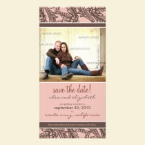 {TBA} Ornate Floral Save the Date Announcement photo cards