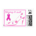 TBA Pink Ribbon Breast Cancer Stamps stamp