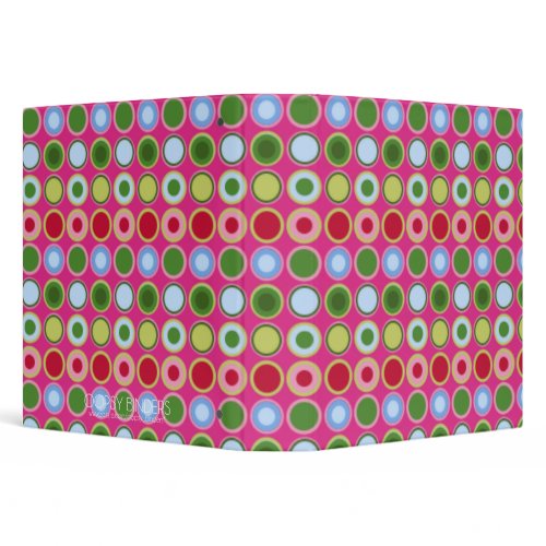 [TBA] Retro Holiday Dots zazzle_binder