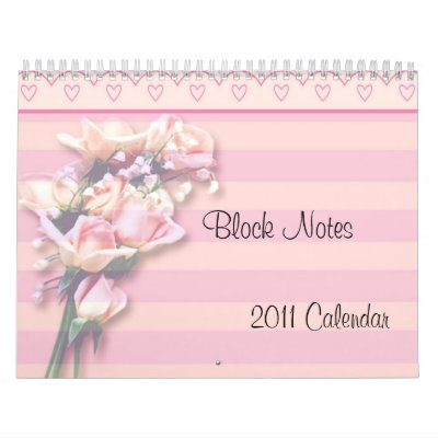 2011 Calendar With Notes Template. 2011 Calendar and useful block