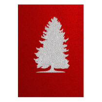 TBA Silhouette Christmas Gift Tag business cards