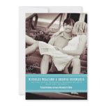 {TBA} Simple Aqua Ribbon Save the Date Invites