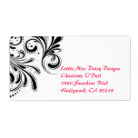 {tba} Sophisticated Flourish Labels labels