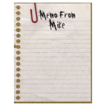 TBA &amp; TOP 10! Memo From Mike...or ? Stationery Customized Letterhead