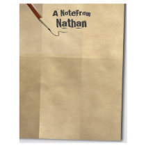 TBA & TOP 10! Notes On A Paper Bag Stationery Custom Letterhead