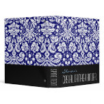 TBA White Damask Custom 1" Binder
