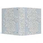 TBA~White Lace Roses Binder