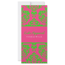 <TBA WINNER> Raspberry and Lime Rack Card