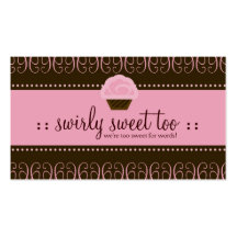TBA WINNER-SWIRLY SWEET TOO BUSINESS CARD TEMPLATE