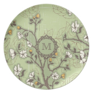 <TBA WINNER>Vintage Dogwood on Green