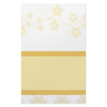 [TBA] Yellow Flowers stationery