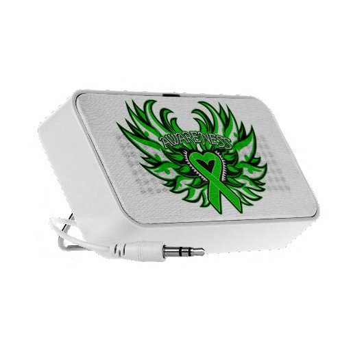 TBI Awareness Heart Wings iPod Speaker