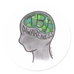 TBI Awareness Stickers