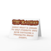 TBI Raiders Greeting Card
