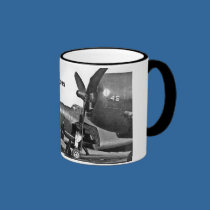 TBM's on tarmac, The Avengers mugs
