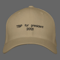 TBP for president2012! embroidered hats