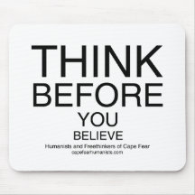 TBYB - Humanists White Mouse Pads