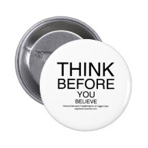 TBYB - Humanists White Pin