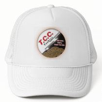TCC Round Logo Hat, White by matderoy TCC Round Logo Hat, White
