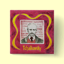 Tchaikovsky button / badge