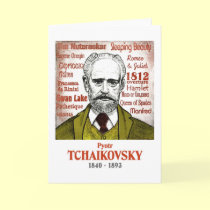 Tchaikovsky greetings card