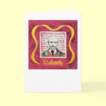 Tchaikovsky greetings card
