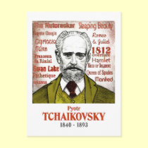 Tchaikovsky postcard postcards