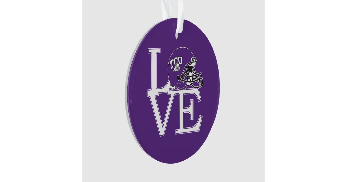 tcu love ornament zazzle tcu love ornament zazzle