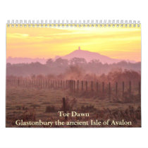 td11, Tor Dawn Glastonbury the ancient Isle of ... calendars by garethstamp td11, Tor Dawn Glastonbury the ancient Isle of ... calendars