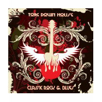 TDH Red Grunge Guitar t-shirts