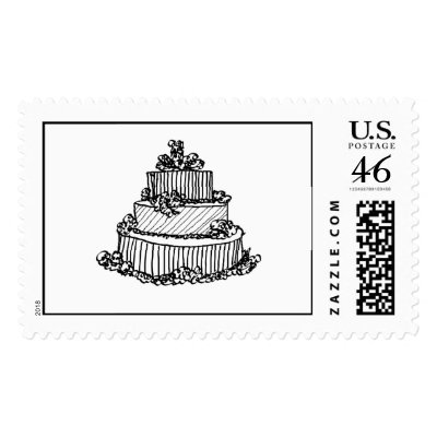 TDSwhite Custom Wedding Cake Stamp by TDSwhite