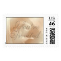 TDSwhite You're Invited Wedding Invitation Stamp