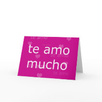 Te Amo, card by a_word Te Amo, card