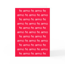 te amo - card (V-day)