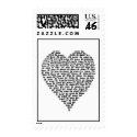 TE AMO ♥ I LOVE YOU postage