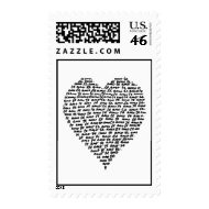 TE AMO %u2665 I LOVE YOU stamp