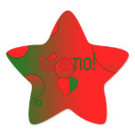 Te Amo! Portugal Flag Colors Pop Art stickers