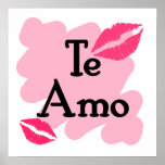 te amo posters
