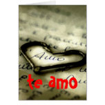 te amo, te amo cards
