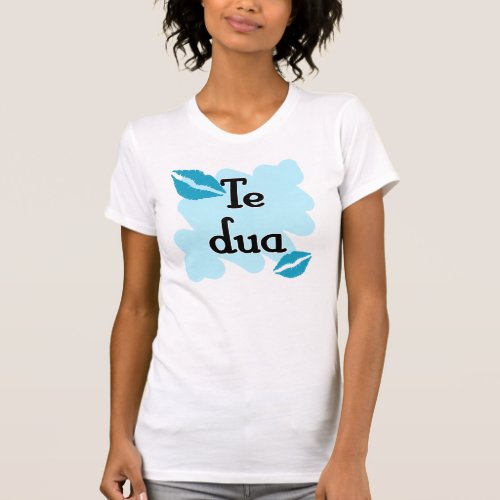 Te dua - Albanian - I Love You T Shirts