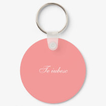 Te iubesc keychain ( I love you in romanian) by mrsrnj Te iubesc keychain ( I love you in romanian)