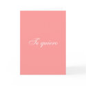 Te quiero card ( I love you in spanish)