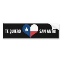 Te Quiero San Anto! Bumper Stickers