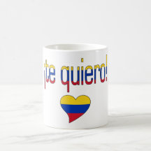 ¡Te Quiero! Venezuela Flag Colors Mugs