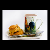 Tea and Scone Kitchen Poster posters