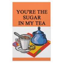 TEA and sugar lovers stationery